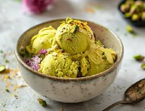 Kesar Pista Ice Cream